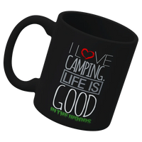I Love Camping In The Woods White Coffee Mug
